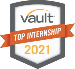 Vault Top Internship 2021 Award