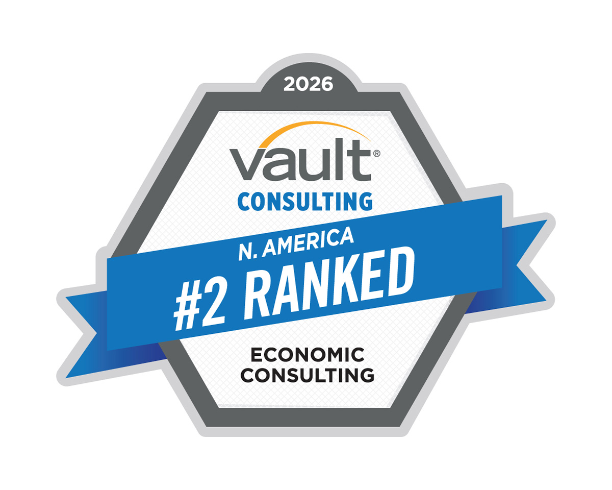 Vault Top 5 North America Economic Consulting 2026 Seal